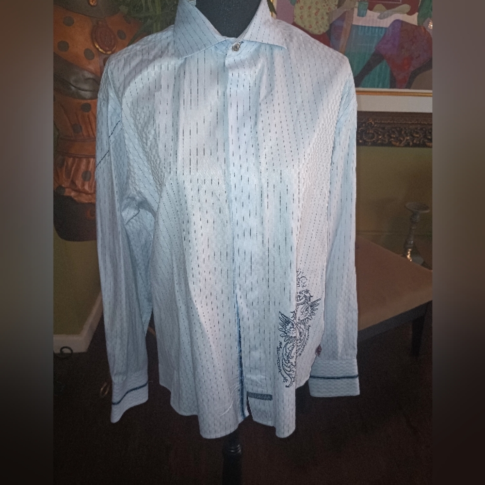 English Laundry men's handsewn button down shirt. Men's size L.